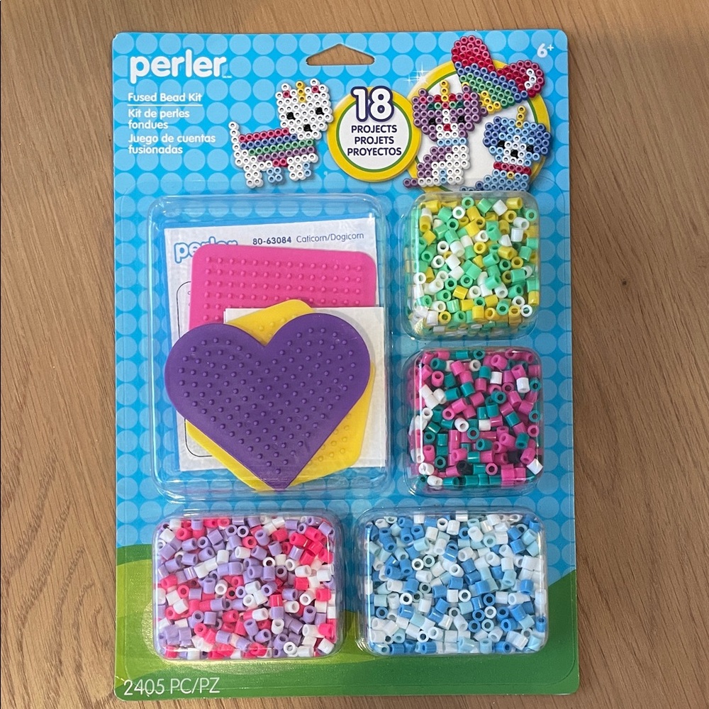 Perler Fused Bead Kit with Purple Heart